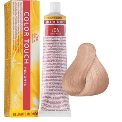 Wella Crema Colorante Color Touch Relights Sin Amoniaco 60ml - /06 Rubio